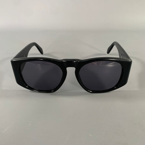CHANEL Black Acetate Sunglasses