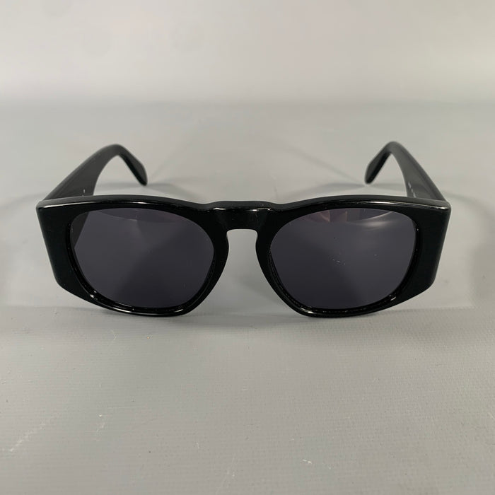 CHANEL Black Acetate Sunglasses
