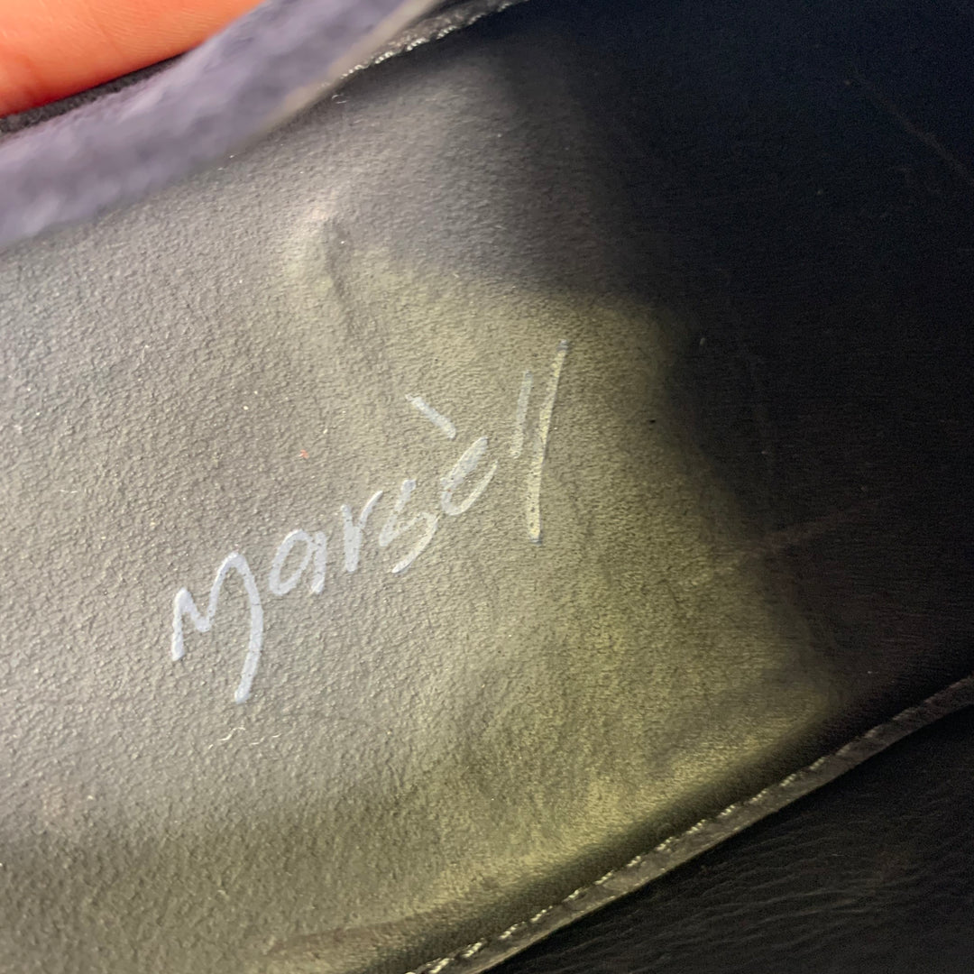 MARSELL Size 9 Navy Suede  Lace Up Shoes