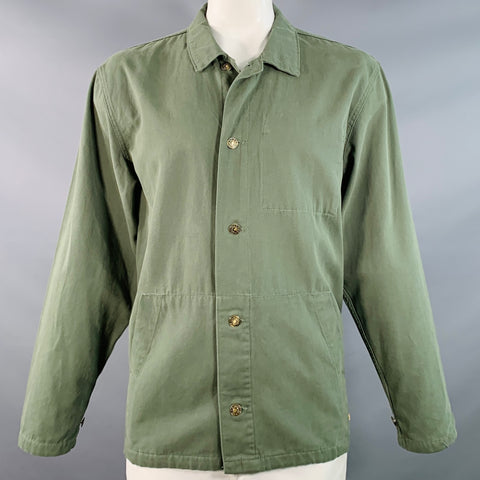 ARMOR-LUX Size XXL Sage Green Cotton Chore Coat