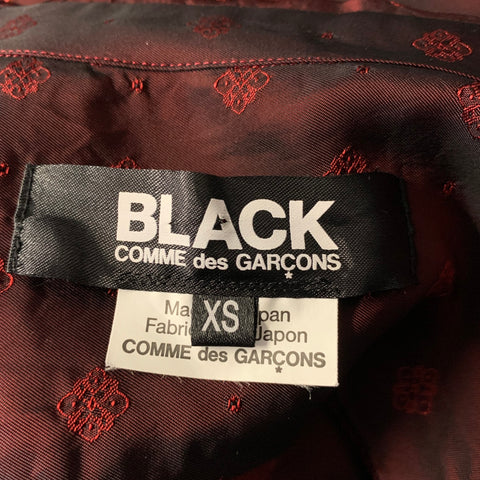 COMME des GARCONS Size XS Burgundy Red 11-B016 Cupra Long Sleeve Shirt