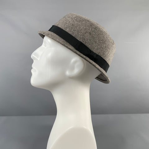 MAKINS Size L Grey Black Heather Felt Hats