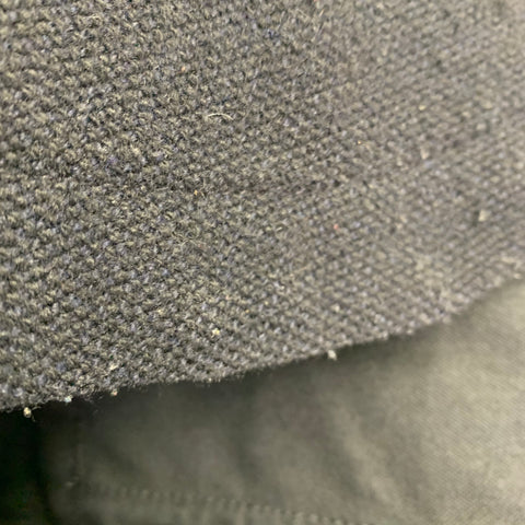 RGT Size S Navy Mixed Fabrics Elbow Patches Worker Long Sleeve Shirt