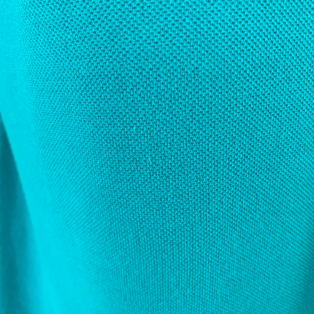 LACOSTE Taille XL Polo boutonné en coton Aqua