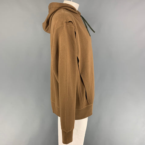 ACRONYM x GmbH Size L Tan Cotton Double Front Panel S26- PR Popover Hoodie
