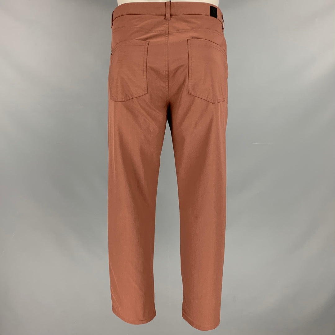 VUORI Size 36 Rust Polyester Zip Fly Casual Pants