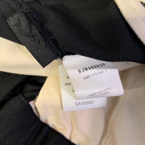 JNBY Size L Black Wool Blend Drop crotch Casual Pants
