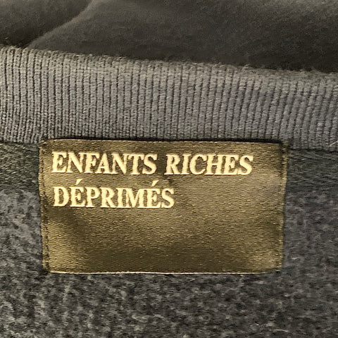ENFANTS RICHES DEPRIMES FW2018 M Navy Graphic Cotton Crew Neck Sweatshirt