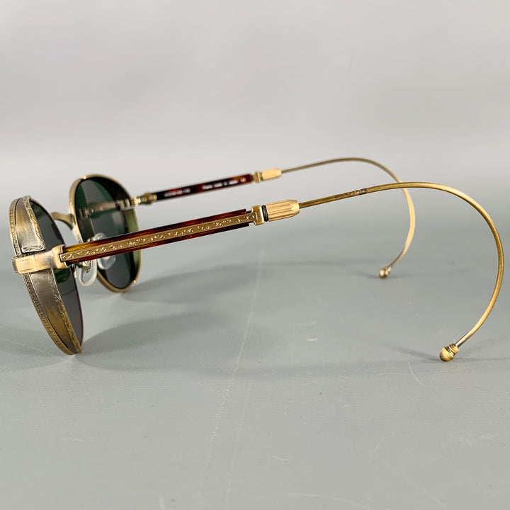 MATSUDA Tortoise Shell Antique Gold Sunglasses