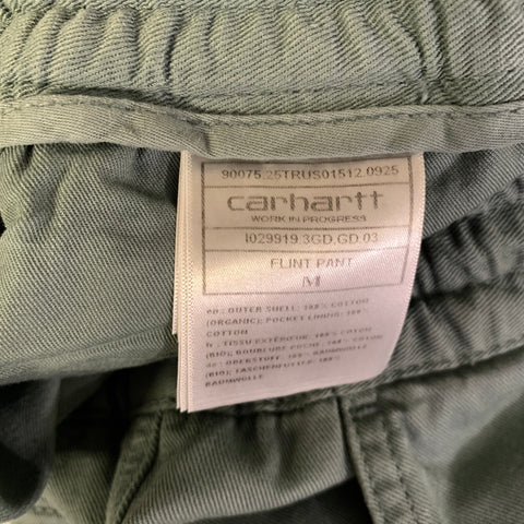 CARHARTT Size M Green Cotton Elastic Waistband Casual Pants