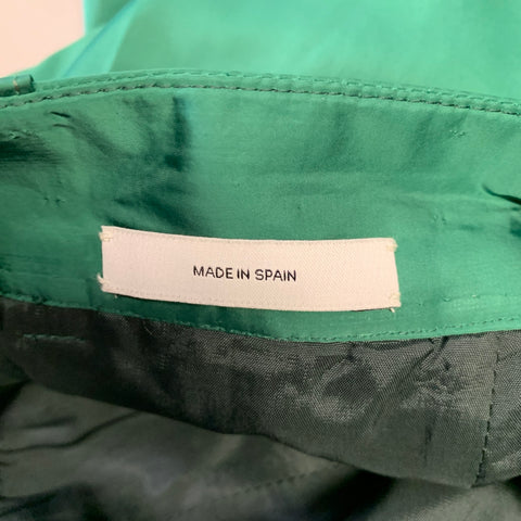 CARLOTA BARRERA Size 31 Green Polyester Dress Pants