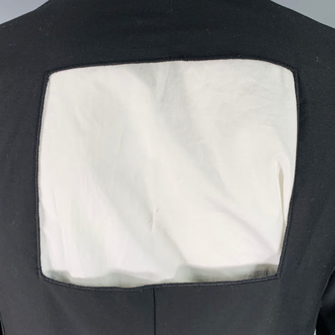 HELIOT EMIL Size XL Black Polyester Blend Open Back Sport Coat