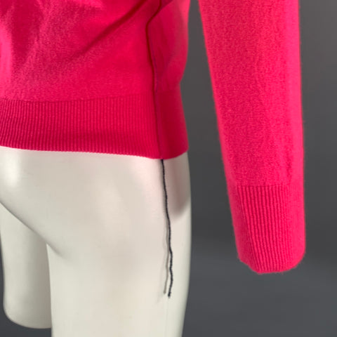 HELMUT LANG Size XS Pink Knitted Cashmere Crew-Neck Sweater