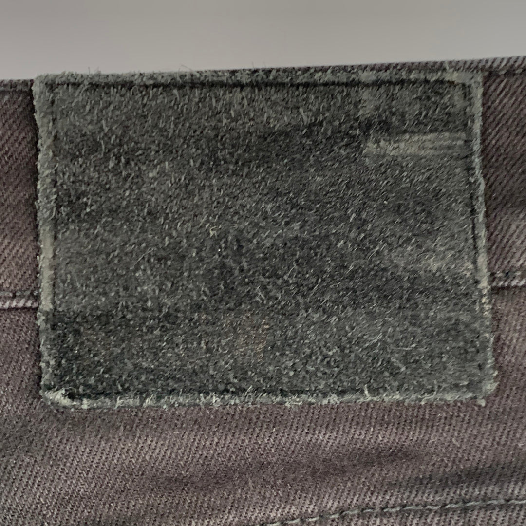 NEUW Size 32 Black Cotton Blend Slim Fit Button Fly Jeans