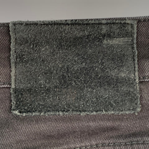 NEUW Size 32 Black Cotton Blend Slim Fit Button Fly Jeans