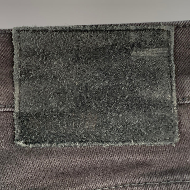 NEUW Size 32 Black Cotton Blend Slim Fit Button Fly Jeans