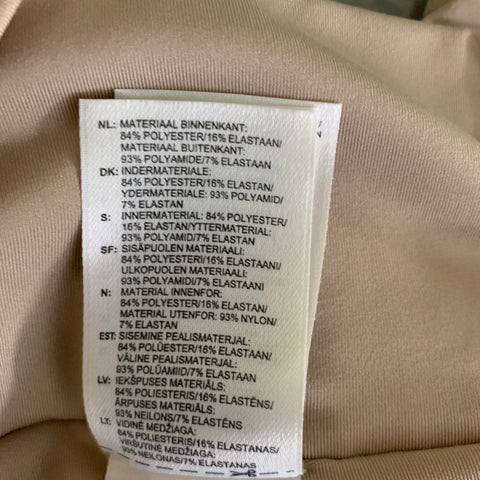 STELLA McCARTNEY Size XS Tan Nylon Spandex Runner Shorts