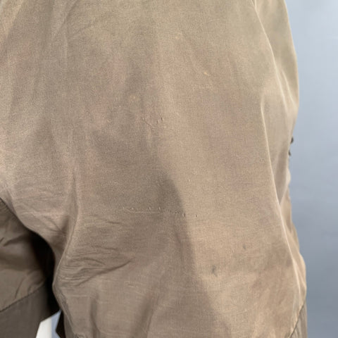 GUCCI Size S Brown Taupe Zip Fly Swim Trunks