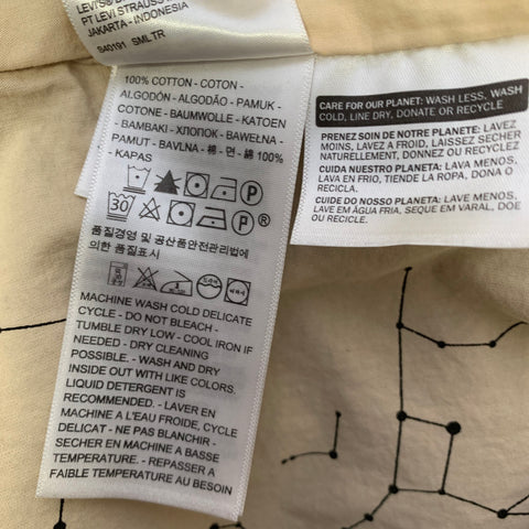 LEVI Size M Rust Cotton Parka Coat