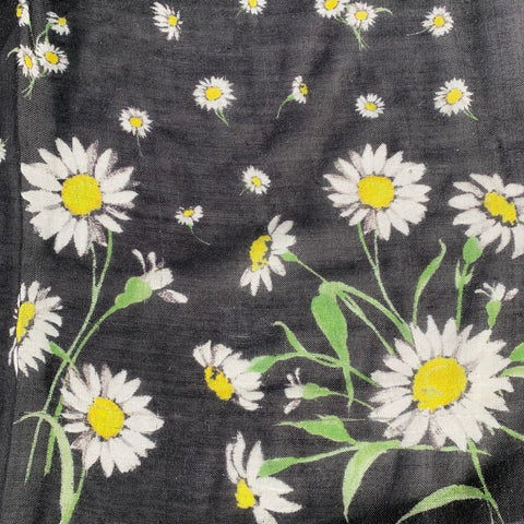 DOLCE & GABBANA Black Green Floral Scarf Shawl