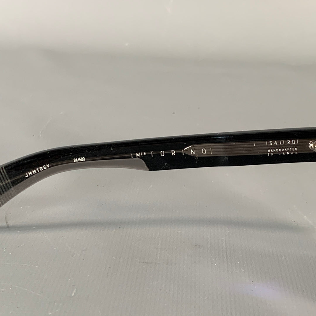 JACQUES MARIE MAGE Black Acetate Sunglasses
