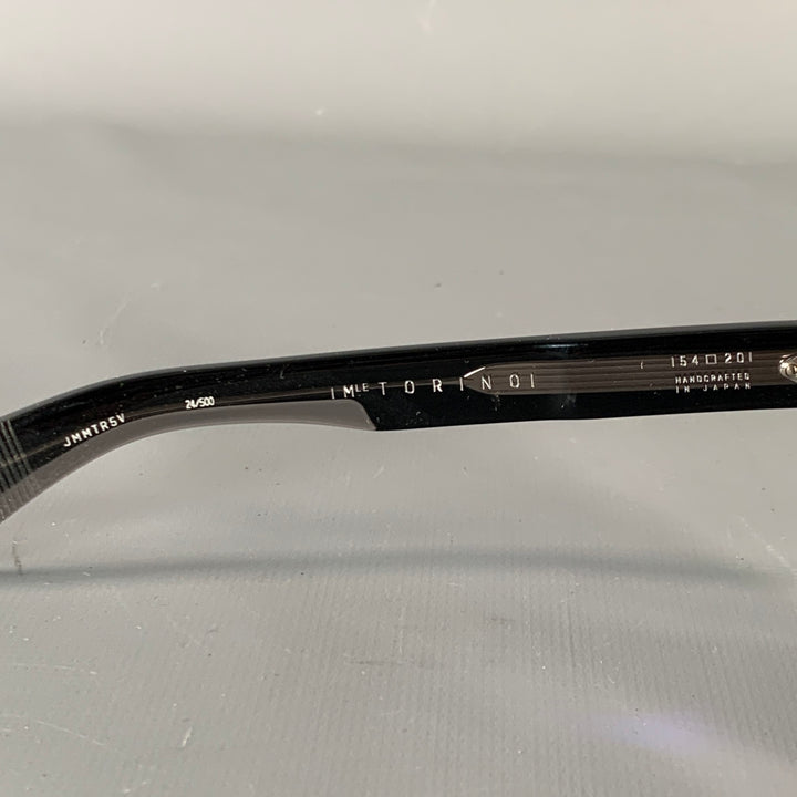 JACQUES MARIE MAGE Black Acetate Sunglasses