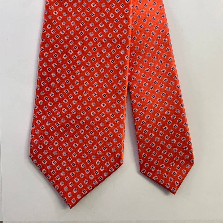 DOLCEPUNTA Pink Blue Floral Silk Tie