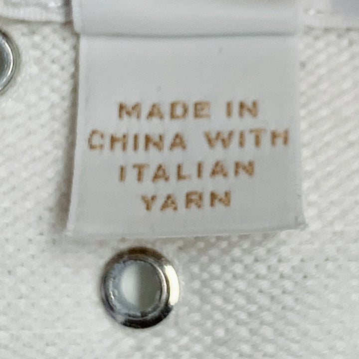 MICHAEL KORS COLLECTION Size XS White Cotton Payette Sequined Sleeveless Dress Top