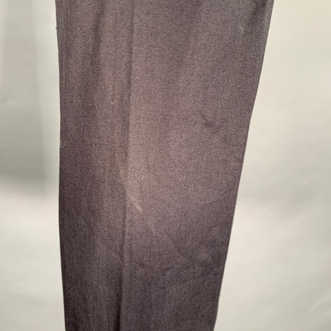 GIVENCHY Size 30 Black Navy Two Toned Cotton Flat Front Dress Pants