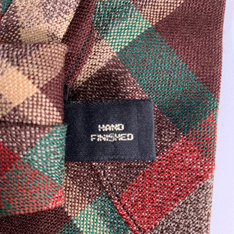 RRL by RALPH LAUREN Red Mult -Color Tartan Wool Tie