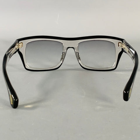 BLAKE KUWAHARA Transparent Black Acetate Sunglasses & Eyewear