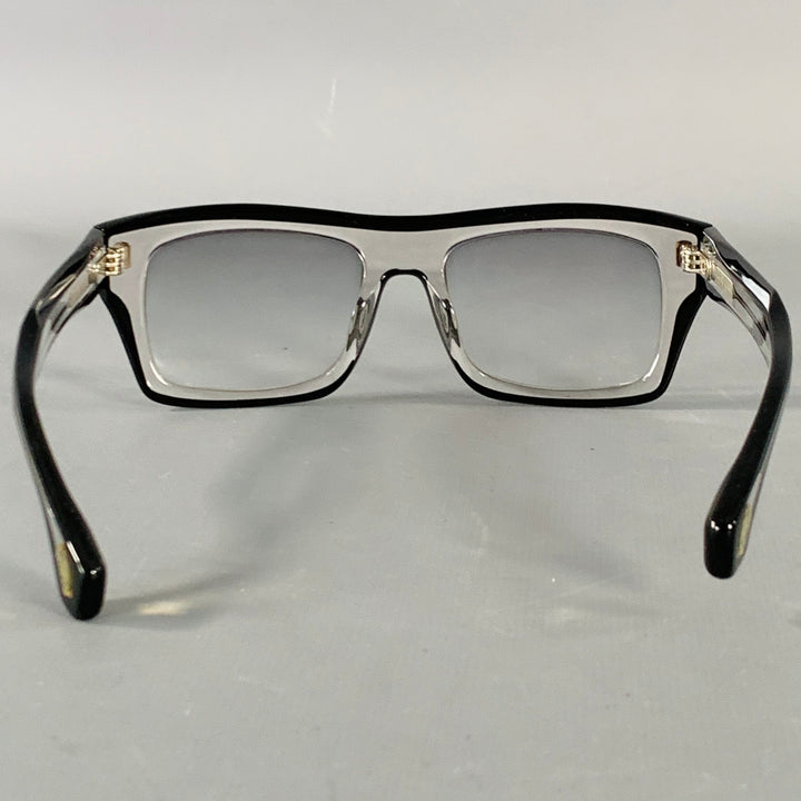 BLAKE KUWAHARA Transparent Black Acetate Sunglasses & Eyewear