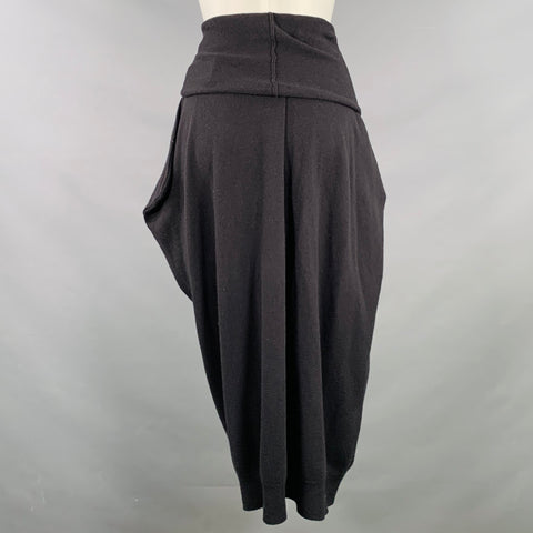 PETER O MAHLER Size M Black Asymmetrical Skirt