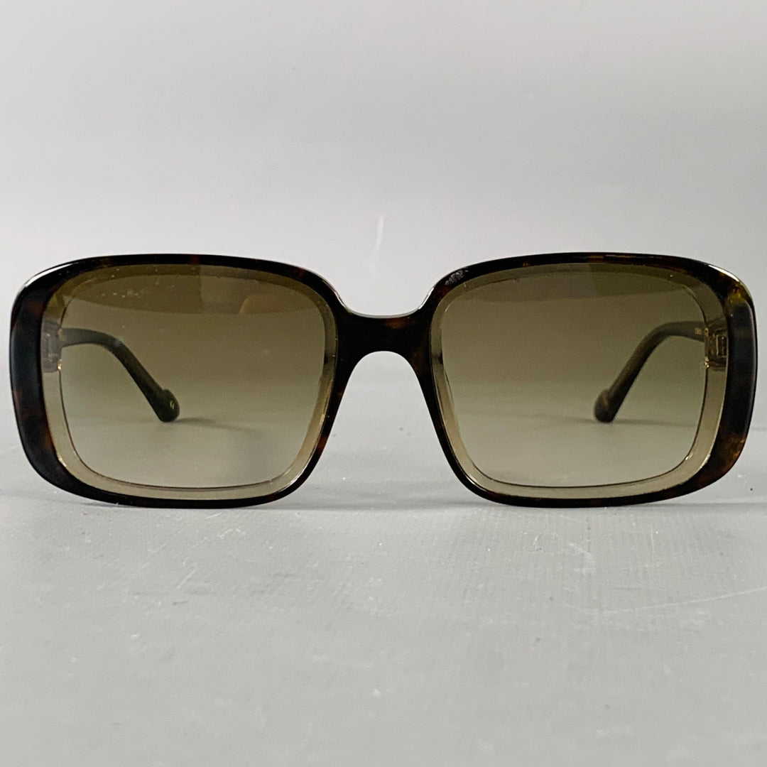 SUNDAY SOMEWHERE Luna Brown Tortoiseshell Acetate Sunglasses