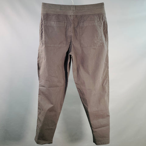 JAMES PERSE Size M Charcoal Cotton Blend Elastic Waistband Casual Pants