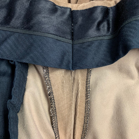 MIU MIU Size 40 Khaki Corduroy Cotton Blend Notch Lapel Suit