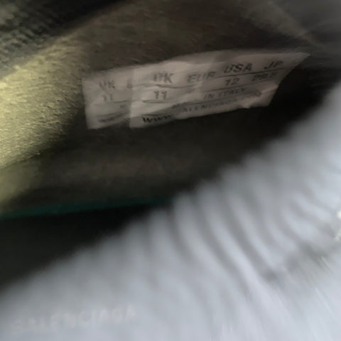BALENCIAGA Size 12 Navy Black Mesh Runner Sneakers