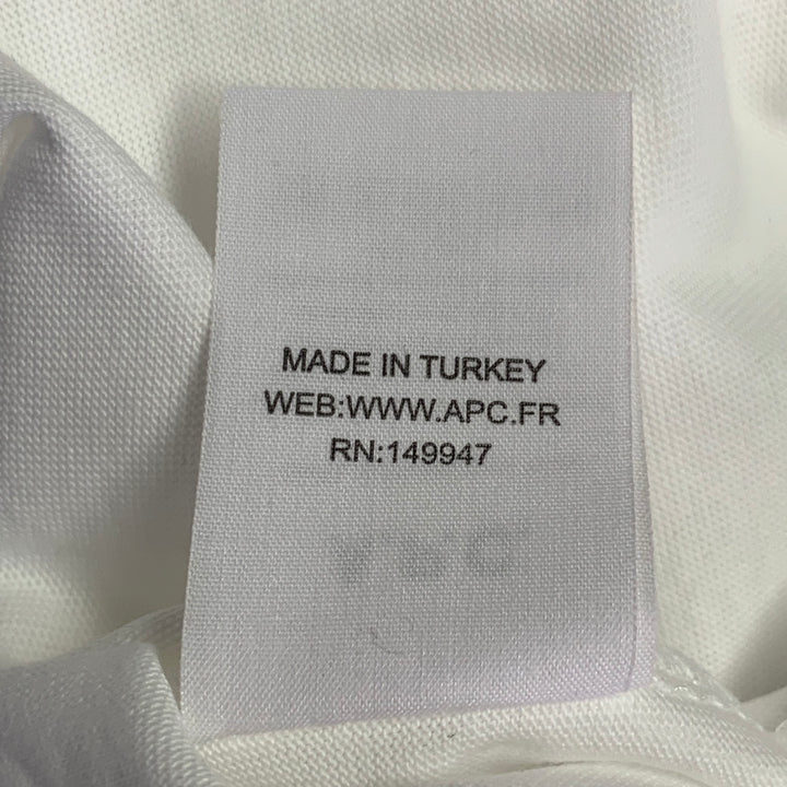 A.P.C. x KID CUDI Size M Dream On White Embroidery Cotton Crew Neck T-shirt