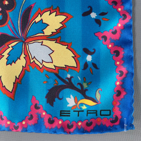 ETRO Multi-Color Paisley Silk Scarves