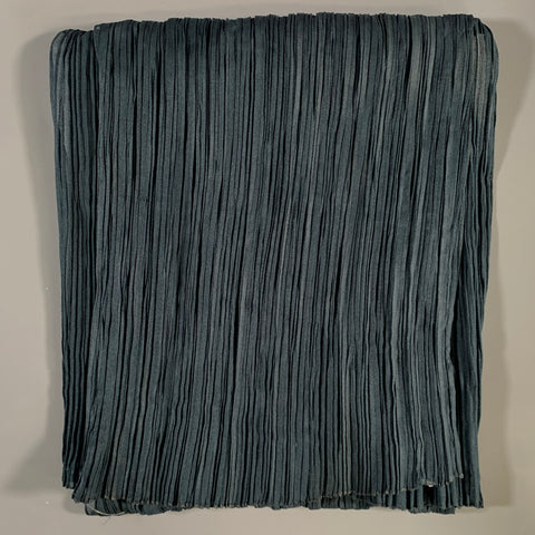 PLEATS PLEASE by ISSEY MIYAKE Navy Pleated Scarf