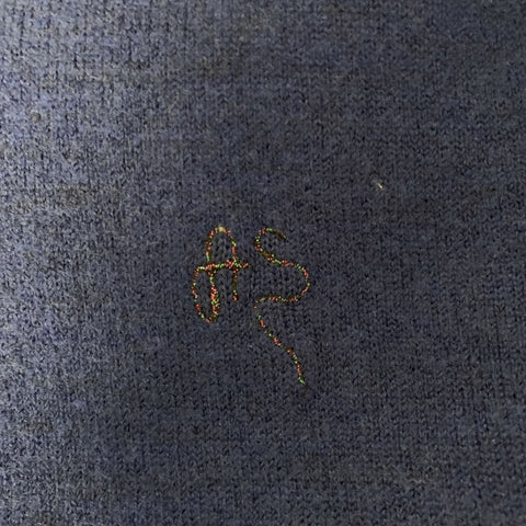 ACNE Size M Blue Wool Cotton Pull On Sweater