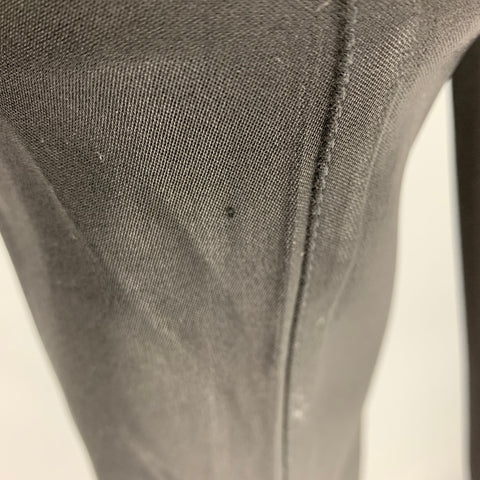 ALEXANDER WANG Talla 6 Pantalones casuales ajustados de mezcla de triacetato negro