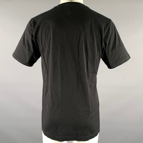 DOLCE & GABBANA Size XS Black Camel Graphic Cotton Crew-Neck T-shirt