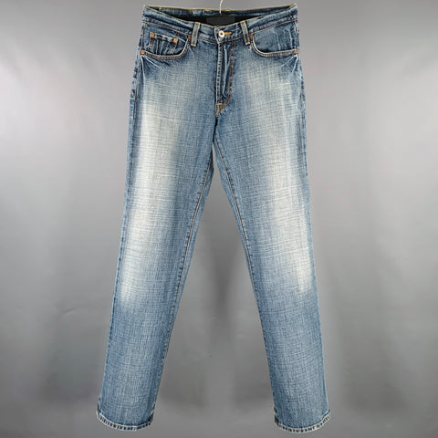 LUCKY BRAND Jean Bootcut en coton bleu à surpiqûres contrastantes, taille 29