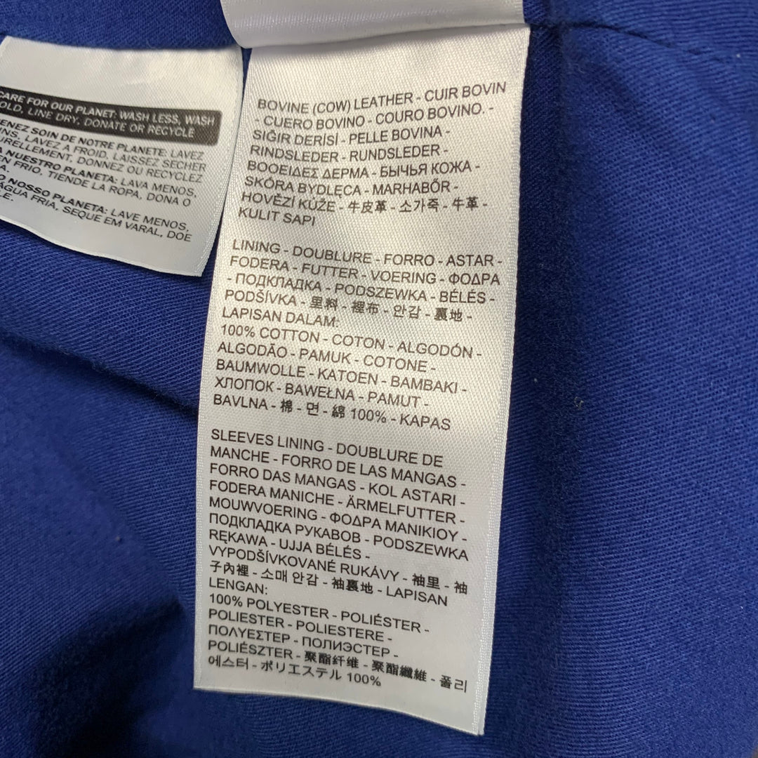 LEVI STRAUSS Size XXL Blue Suede Trucker Jacket