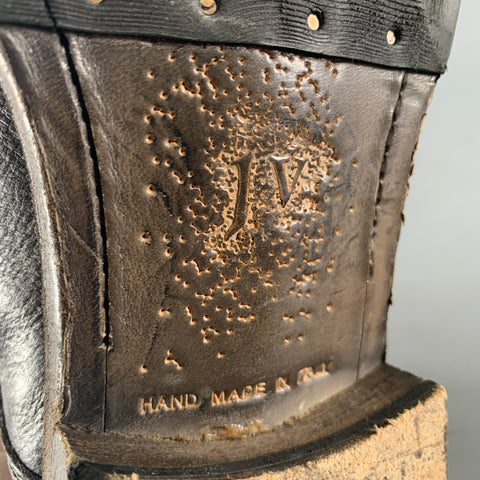 JOHN VARVATOS Size 9.5 Brown Leather Boots