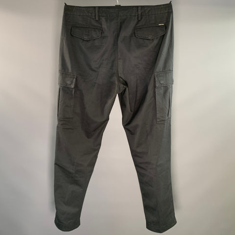 TOM FORD Size 36 Black Cotton Zip Fly Casual Pants