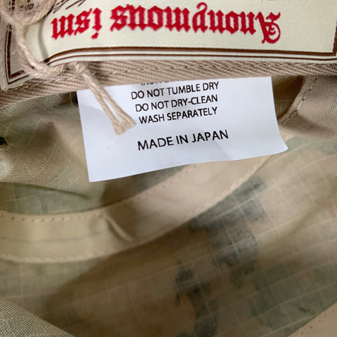 ANONYMOUS ISM Size One Size Green Camoflage Cotton Hats