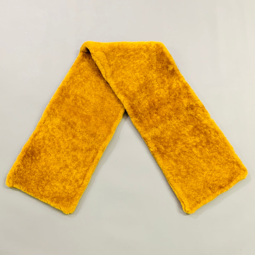 EMPORIO ARMANI Camel Faux Fur Neck Scarf