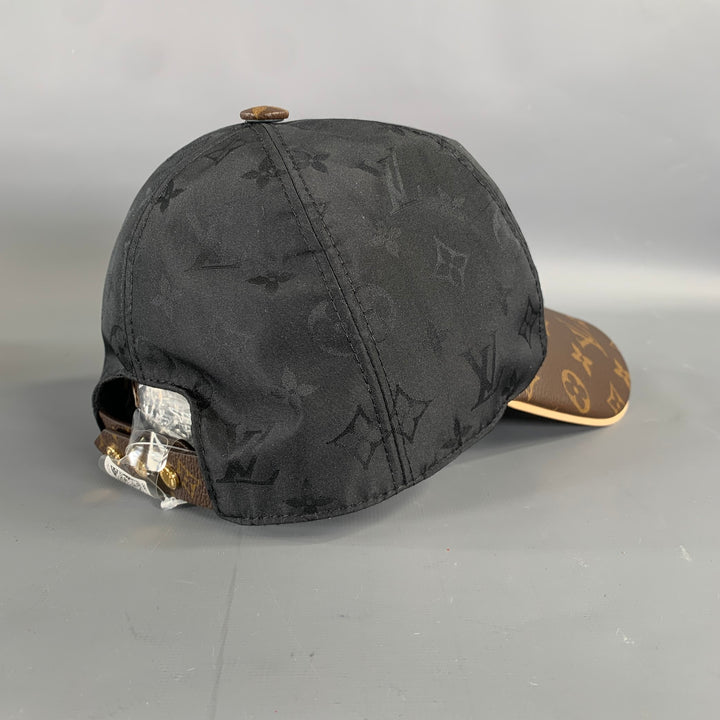 LOUIS VUITTON M76528 Logo Lambskin Silk Blend Hat